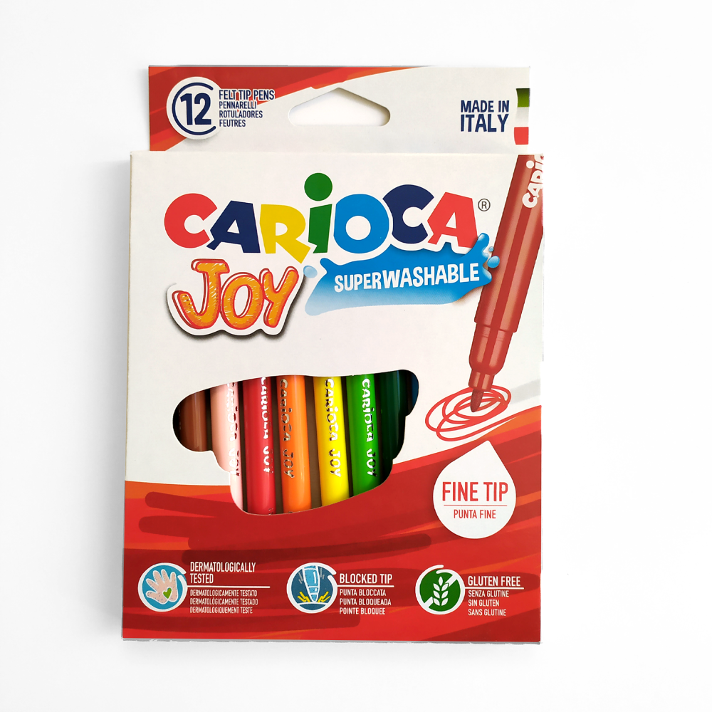CARIOCA Μαρκαδόροι Joy 12 τμχ