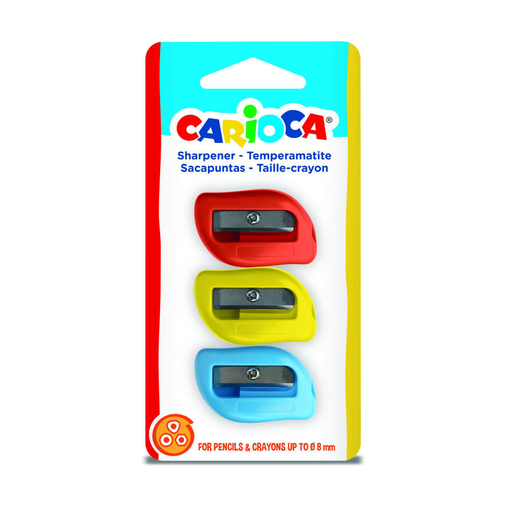 Carioca Ξύστρες 3 τεμάχια 42095