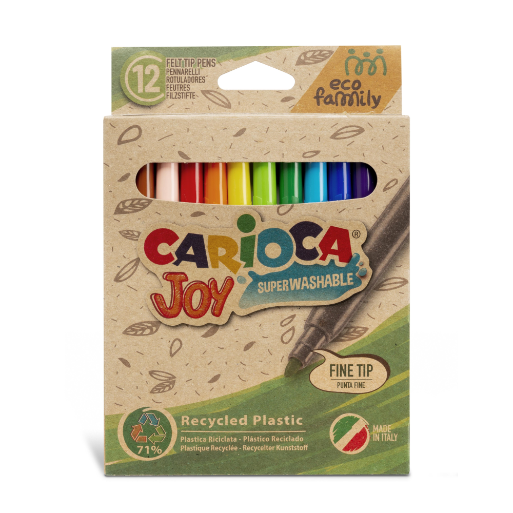 CARIOCA EcoFamily JOY Μαρκαδόροι  12τμχ