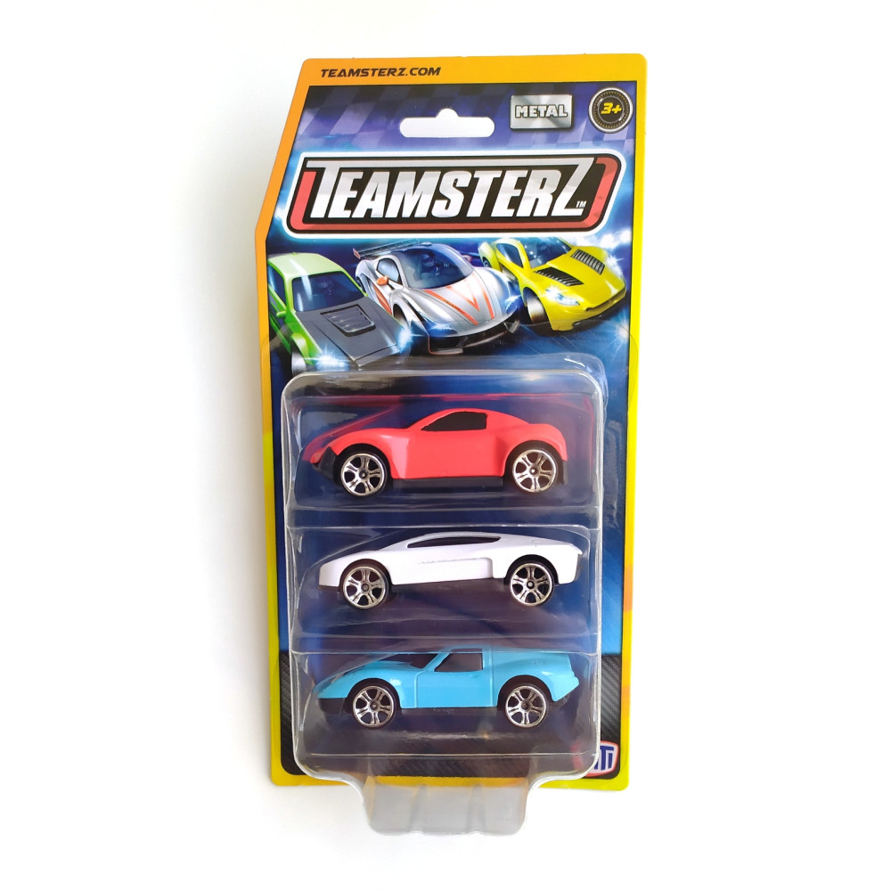 TEAMSTERZ METAL CARS 3PACK