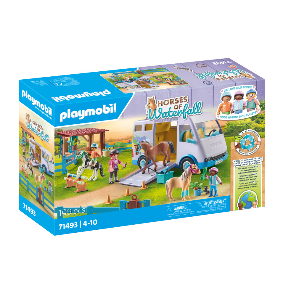 Μαθήματα Ιππασίας με όχημα μεταφοράς αλόγων