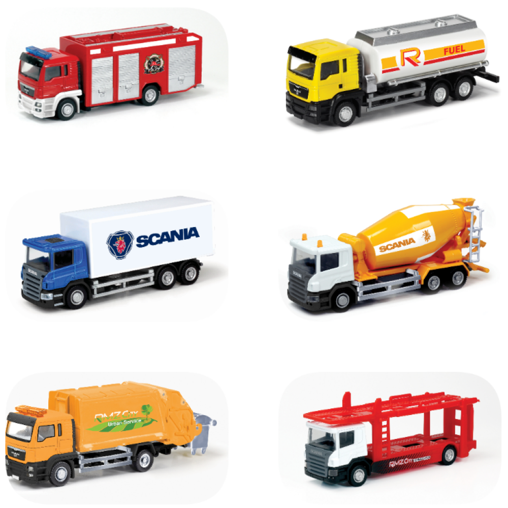 RMZ CITY ΦΟΡΤΗΓΑ 1:64 SET