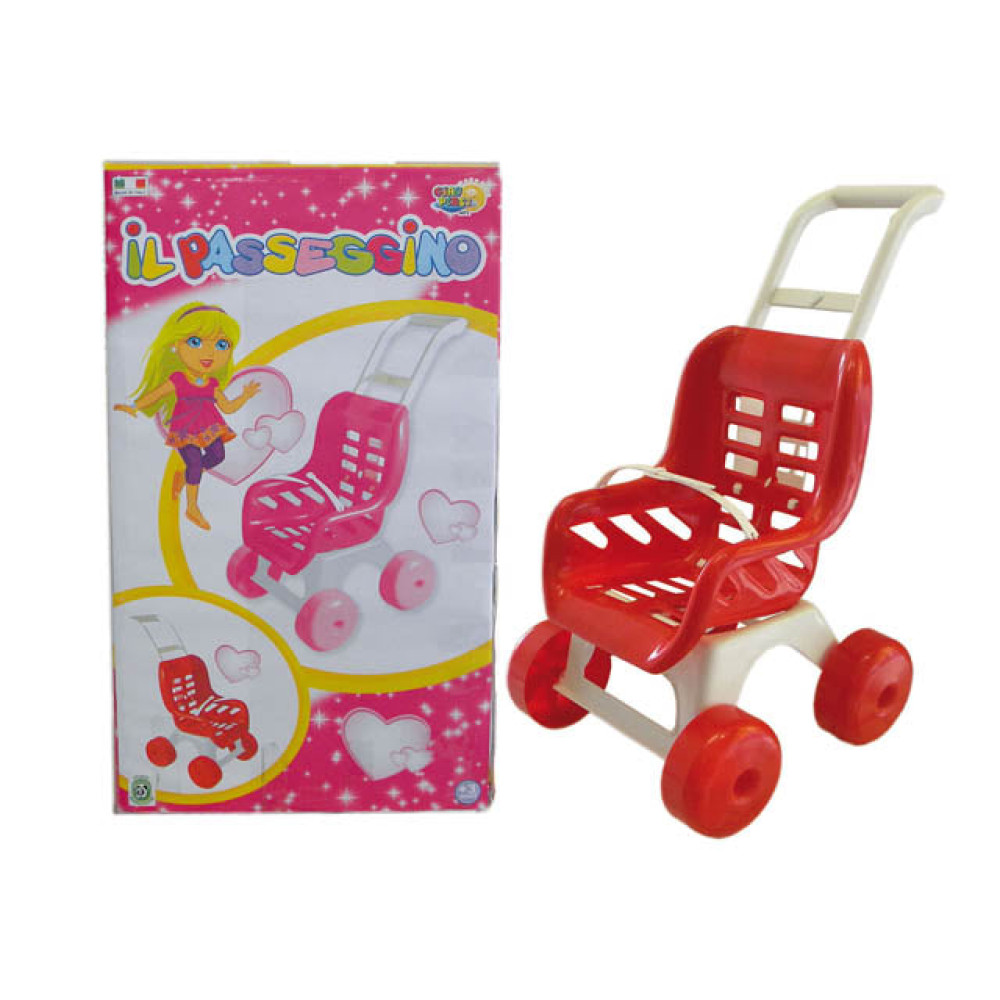 Καρότσι κούκλας πλαστικό